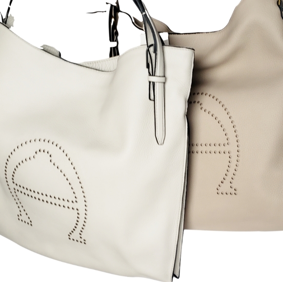 NWT Etienne Aigner Stella Leather Totes (colors sold separately) - Picture 3 of 5